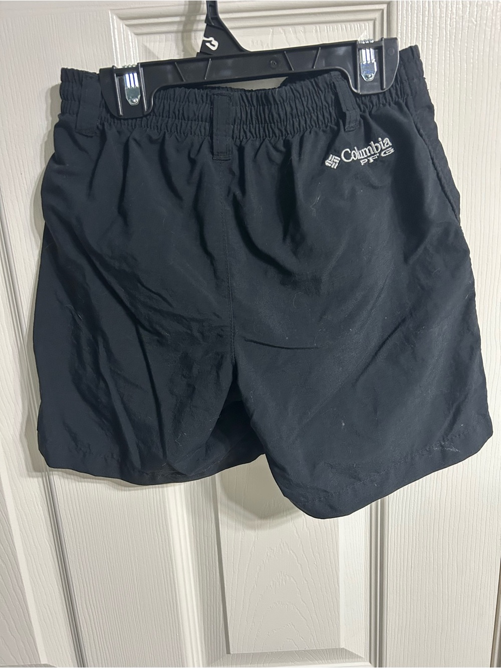 Columbia PFG Black Elastic Waist Shorts Size XS (6/7)
